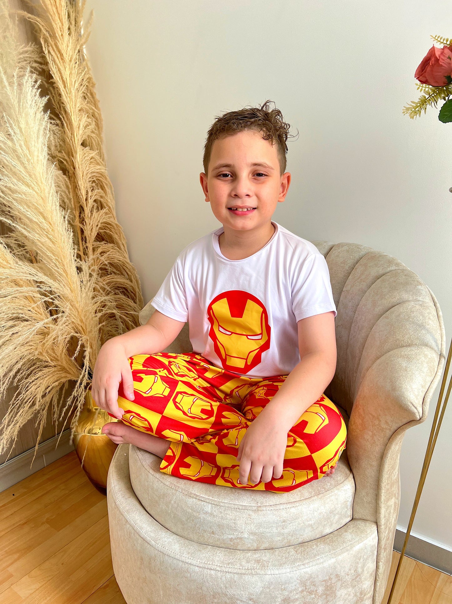 PANTALÓN Y BLUSA IRON MAN - NIÑOS